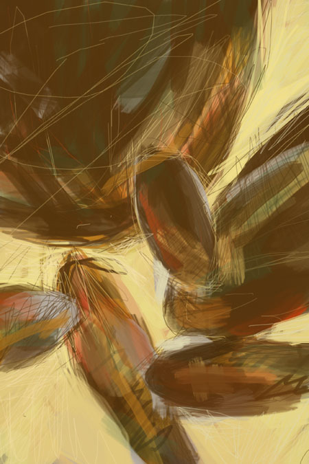 Brushes sketch 5