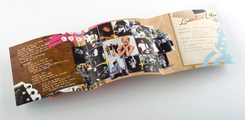 Letters to Cleo foldout inside
