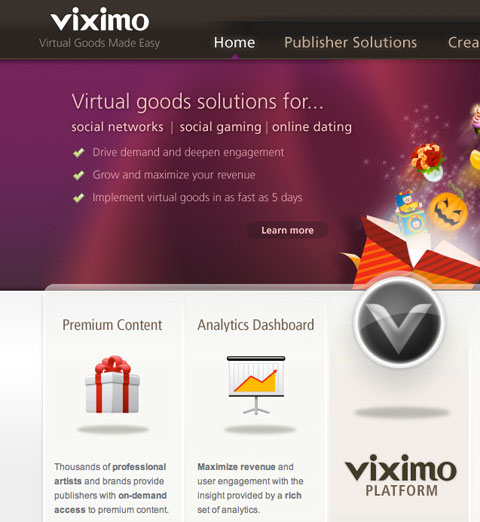 viximo homepage
