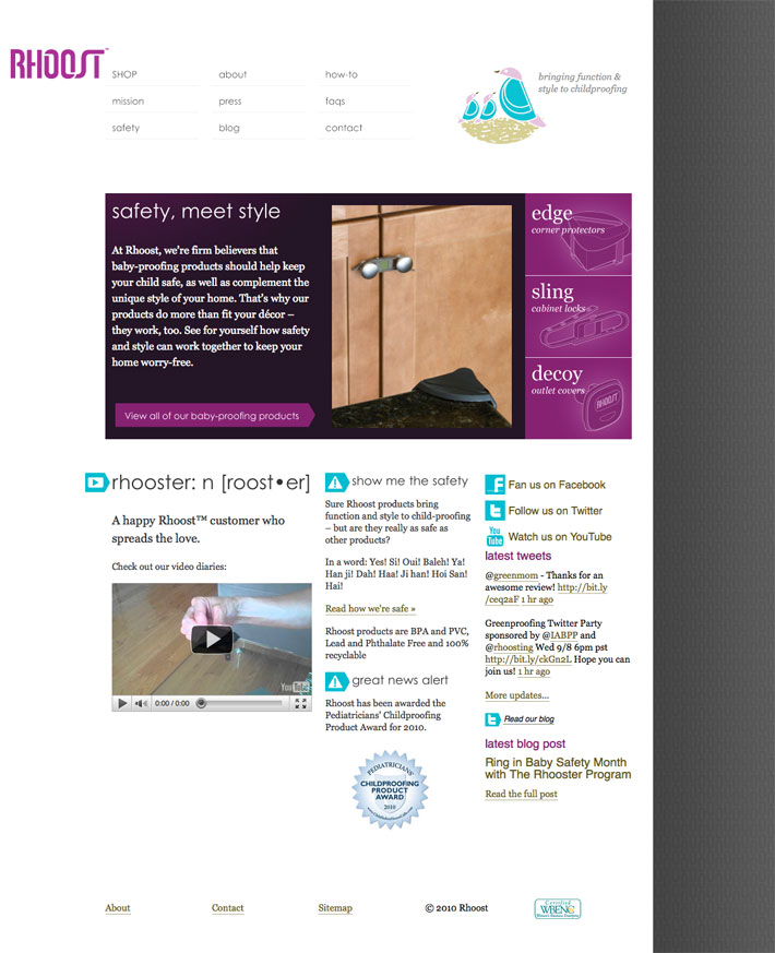 Rhoost homepage revised