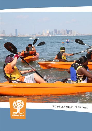 Camp Harbor View Annual Report cover Camp Harbor View Annual Report cover