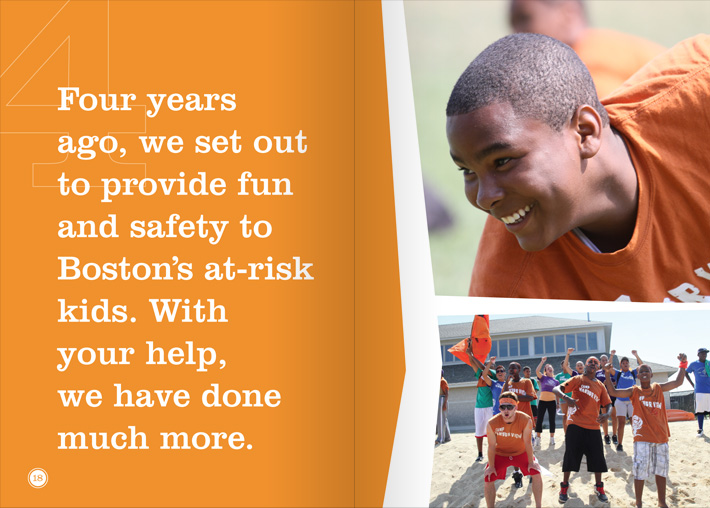 Camp Harbor View Annual Report spread 4 Camp Harbor View Annual Report spread 4