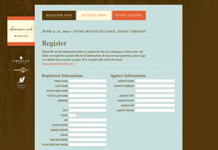 CCW Registration page CCW Registration page