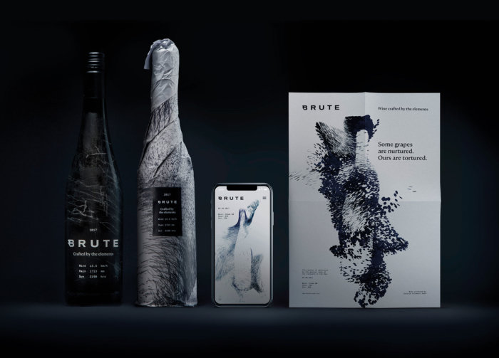 Branding for Brute wine